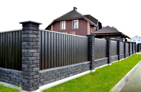 Строительство забора из кирпича и блока от УютСтройКараганда - Изображение #2, Объявление #1659437