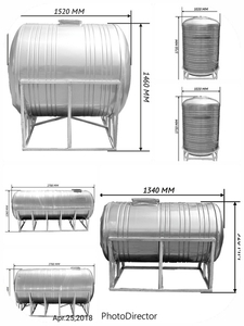 Емкости из нержавейки - для воды