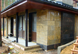 Облицовка фасадов травертином, гранитом, мрамором от УютСтройКараганда - Изображение #3, Объявление #1659429