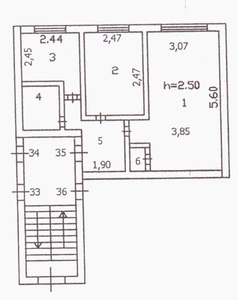 Продаётся двухкомнатная квартира в м-р-н Жидебай- Батыра(3 м-р-н)  - Изображение #1, Объявление #1734905